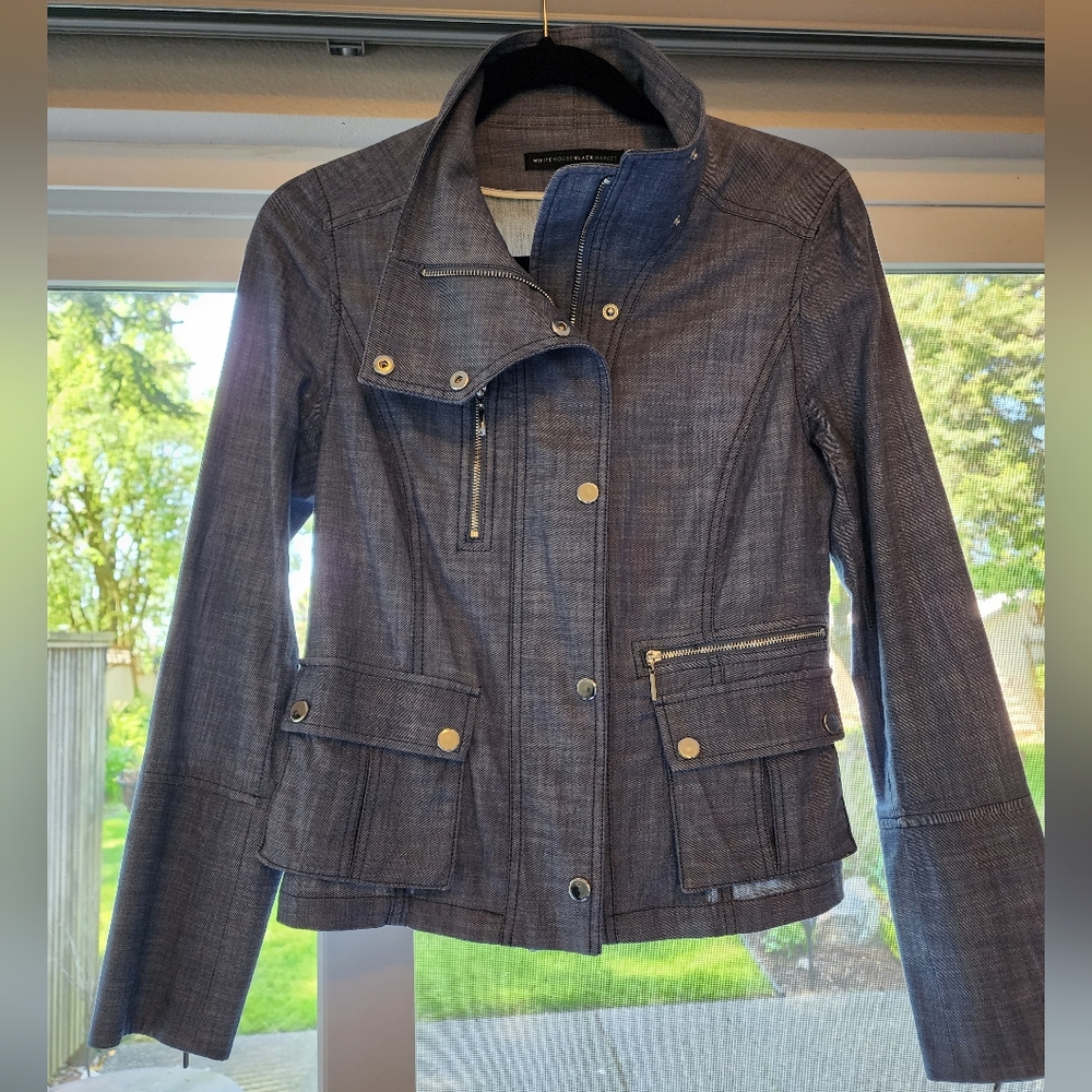 White House Black Market Jean Jacket